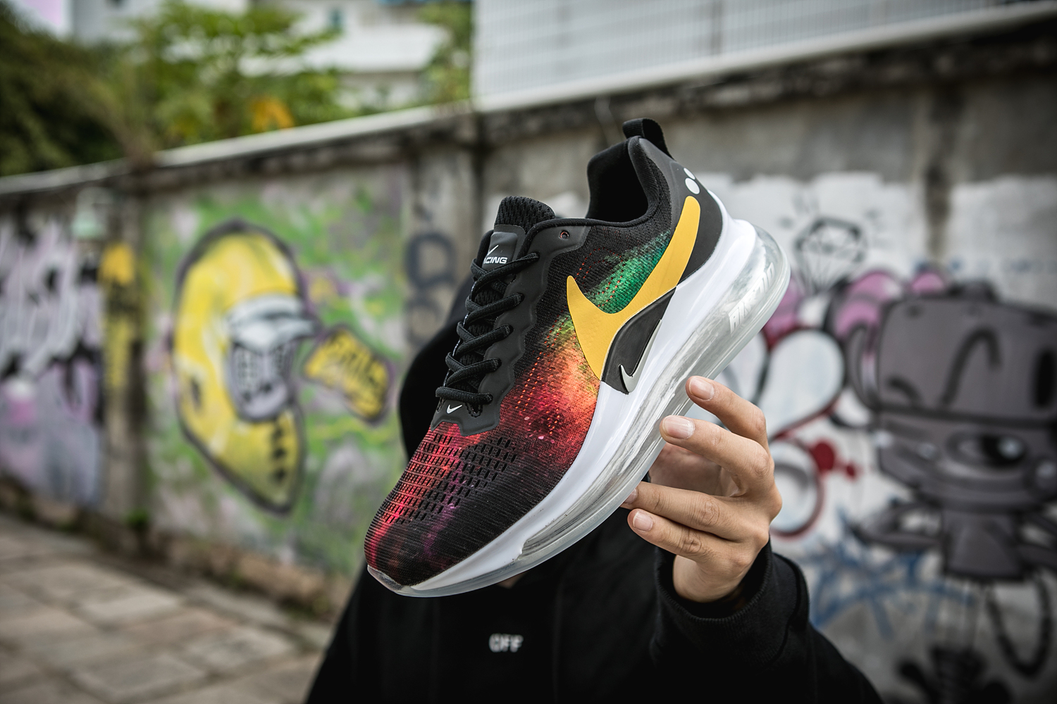 2020 Nike Air Max 720 Black Yellow Red White - Click Image to Close